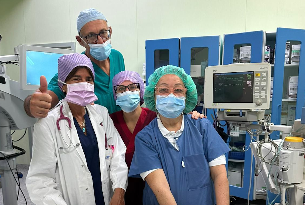 Trattamento innovativo all’Ospedale di Pescara: salvata la vista a una neonata prematura