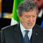 Marco Marsilio, nel suo intervento alla cerimonia di Capitale della Cultura 2026