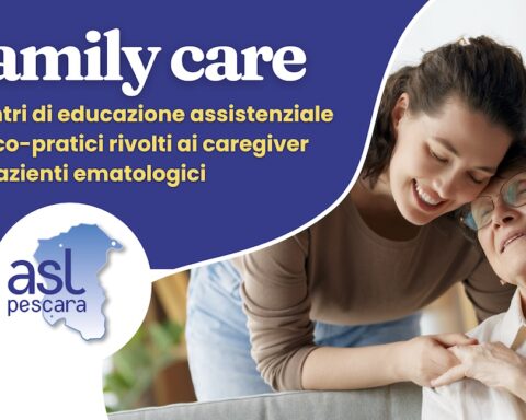 Progetto incontri formativi per caregiver FAMILY CARE asl pescara