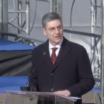 il capo della polizia Vittorio pisani parla a Pescara