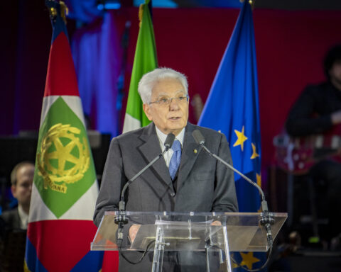 Il Presidente della Repubblica Sergio Mattarella all’inaugurazione dell’Aquila Capitale della Cultura 2026