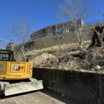 Un bosco urbano sulla valle, a Manoppello sicurezza e natura in centro storico. Interventi di risanamento idrogeologico