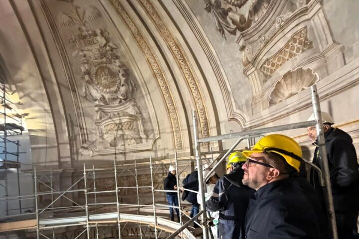 Duomo, sopralluogo dell’arcivescovo D’Angelo e del sindaco Biondi: cronoprogramma rispettato. In arrivo