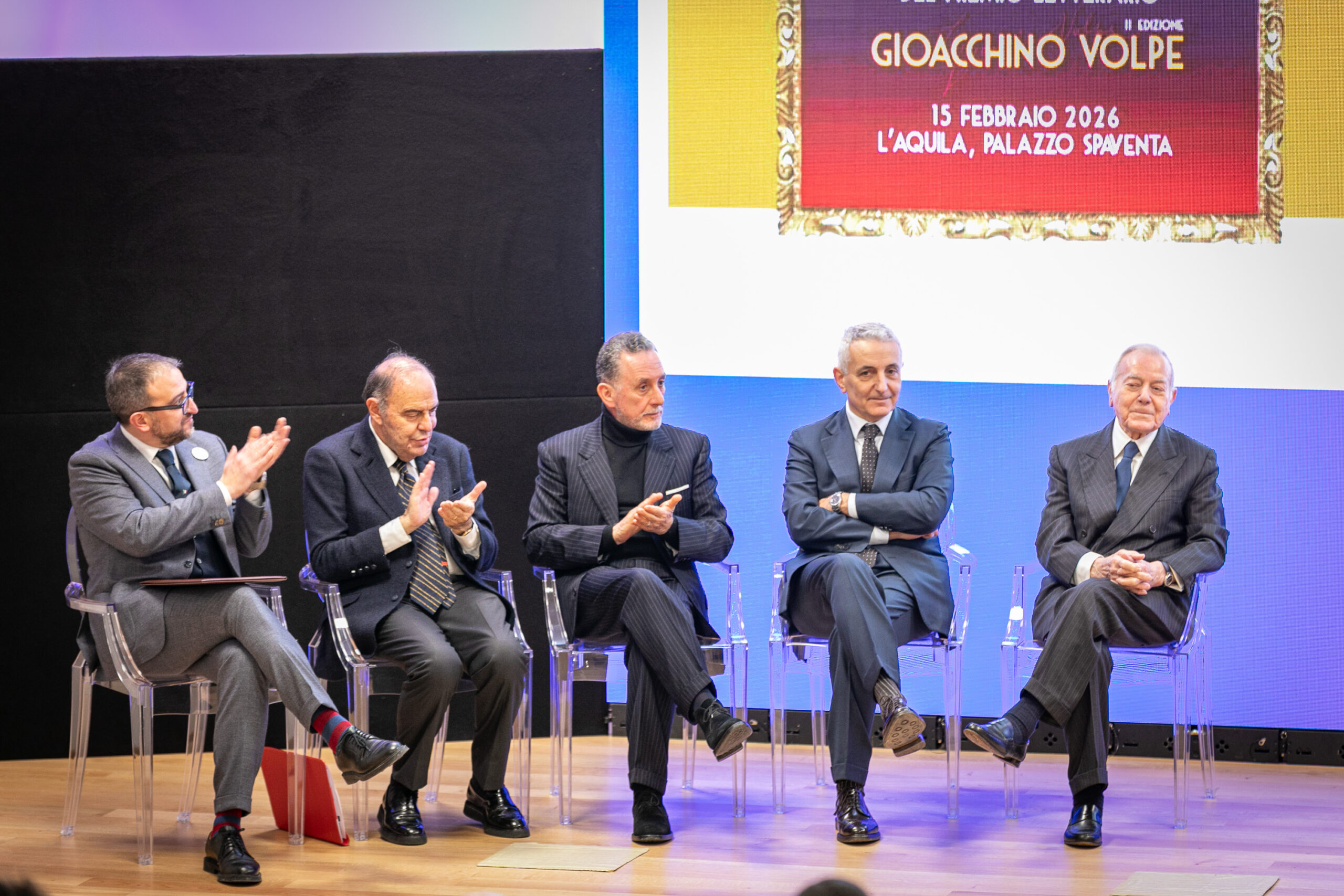 La Giuria della seconda edizione del Premio Volpe all'Aquila