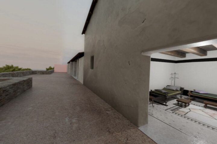 Una veduta della Villa romana “Le Muracche” a Tortoreto