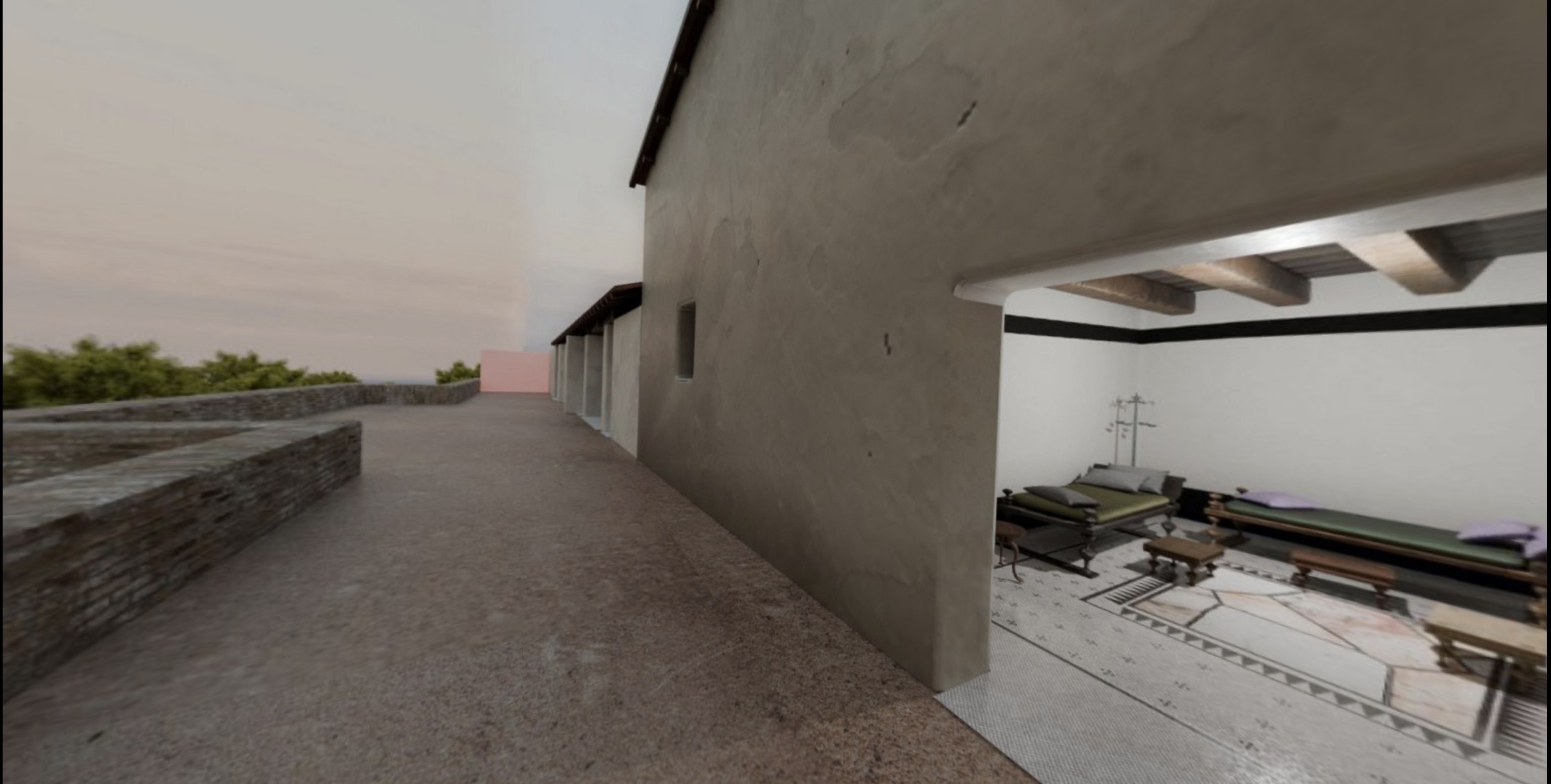 Una veduta della Villa romana “Le Muracche” a Tortoreto