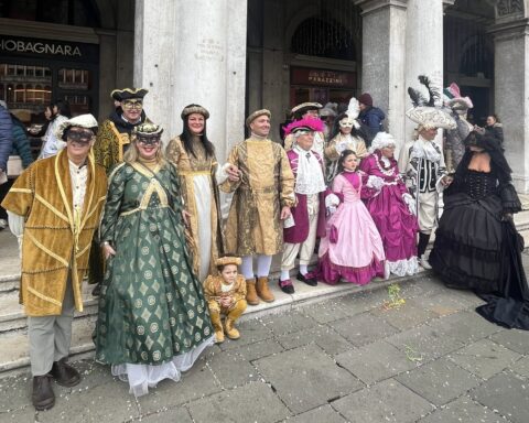 Delegazione di Montepagano al Carnevale di Venezia