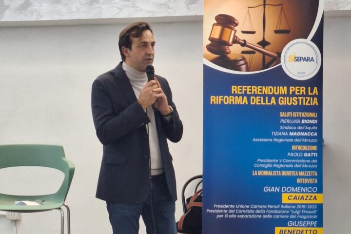Paolo Gatti illustra le ragioni del sì al referendum sulla giustizia