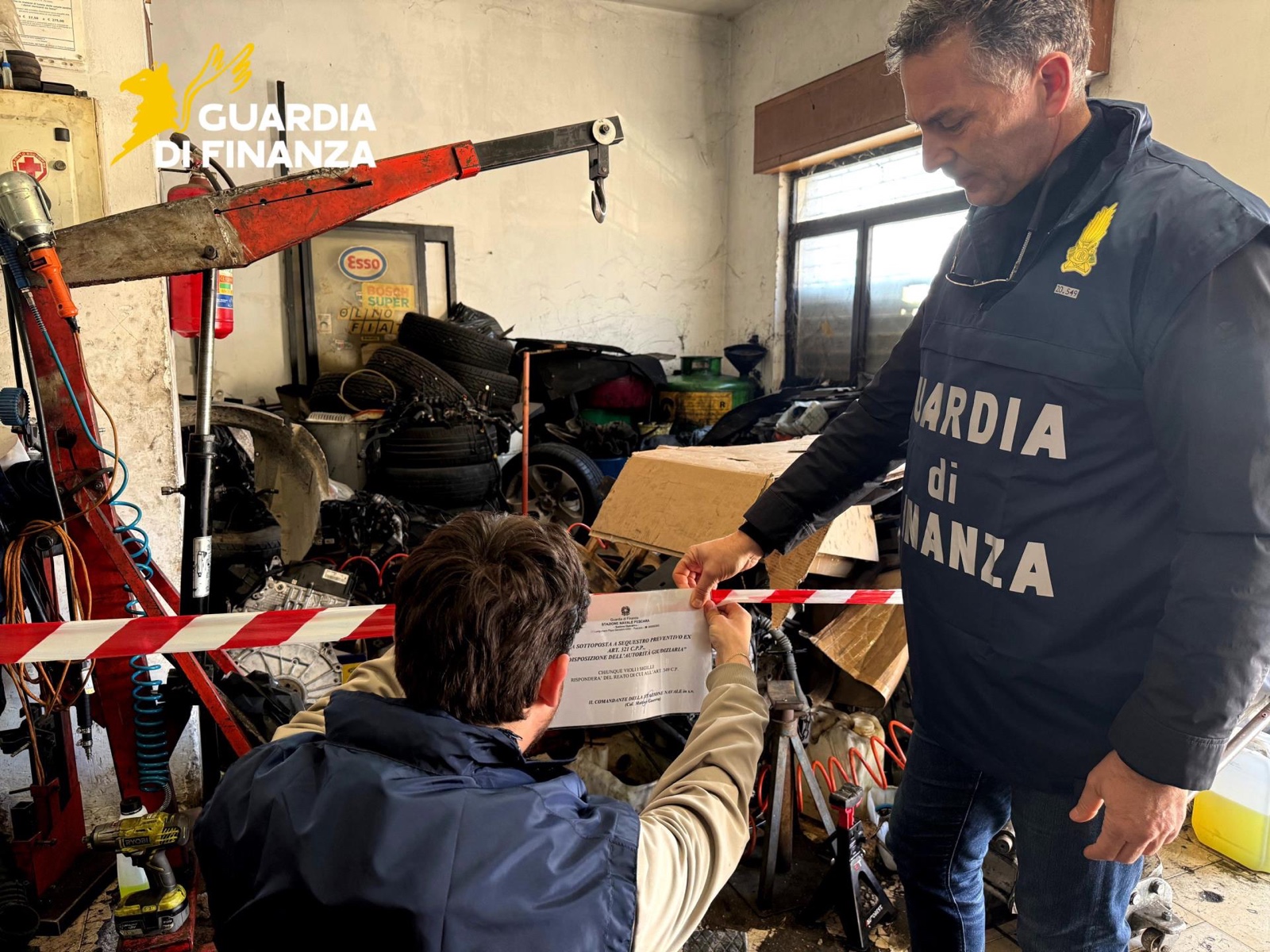 Meccanico abusivo Val Pescara Gdf