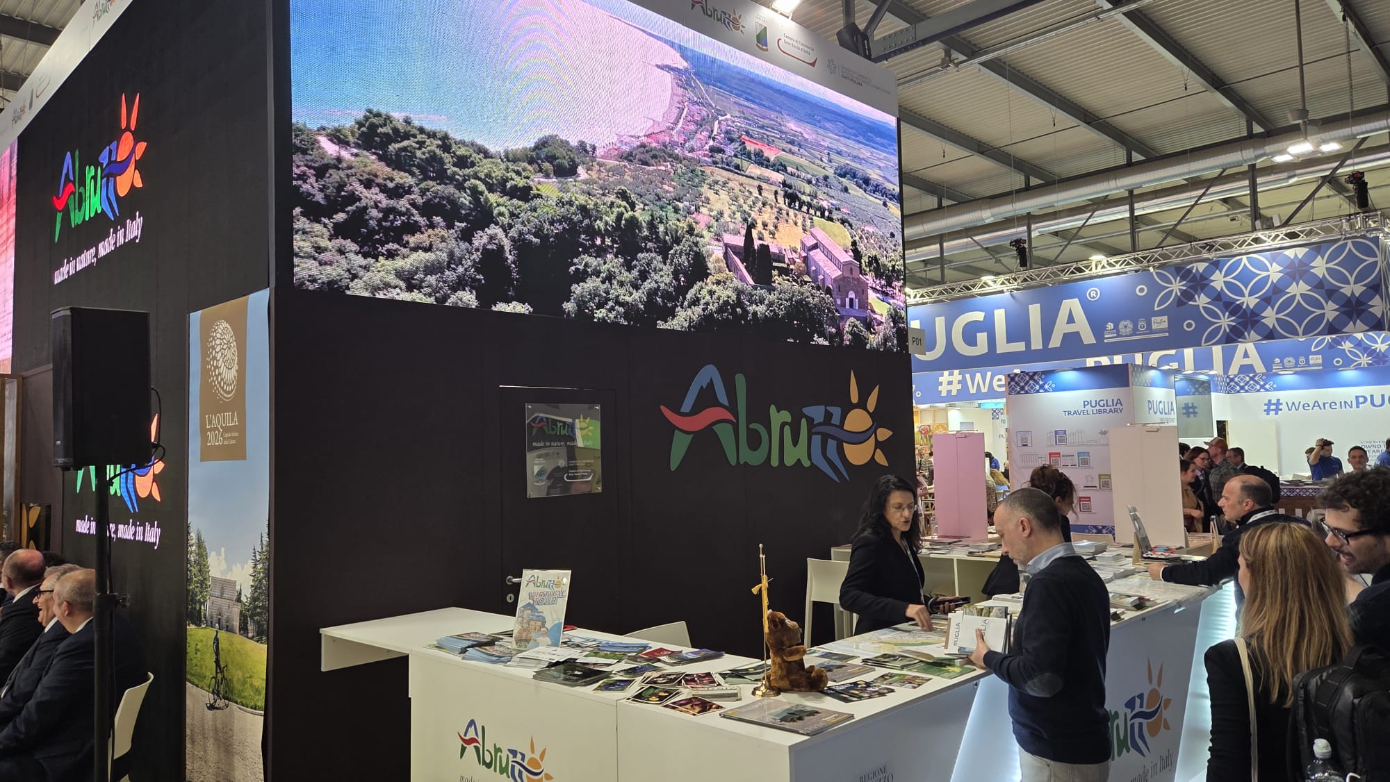Lo stand Abruzzo alla BIT di Milano