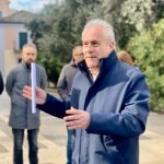 Carlo Costantini illustra il conferenza stampa il piano sicurezza