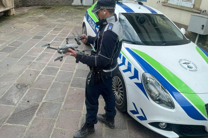 Polizia locale col drone a Fossacesia