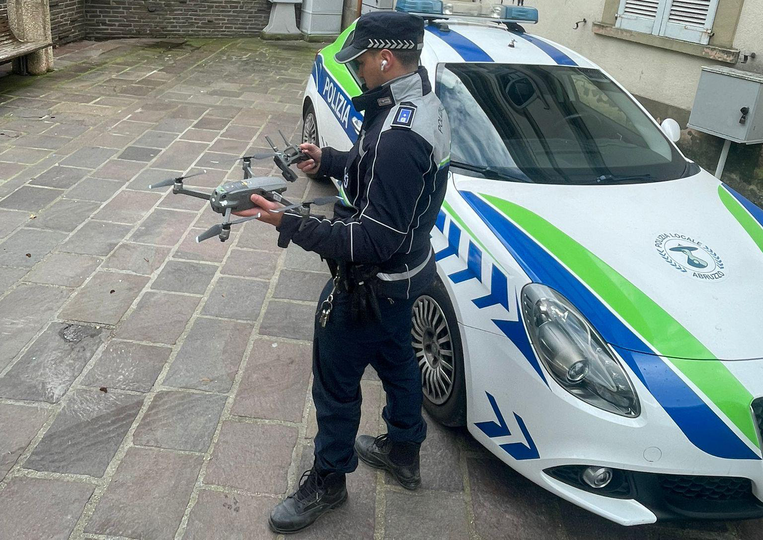 Polizia locale col drone a Fossacesia