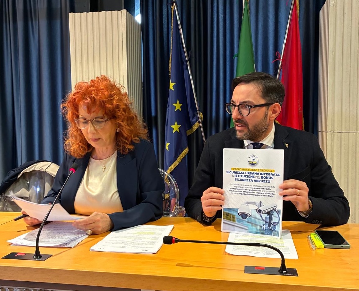 Carla Mannetti e Vincenzo D'Incecco consiglieri regionali Lega