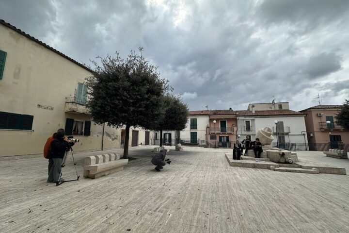 rai documentari a Manoppello per la tragedia di Marcinelle