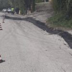 Crepe sulla strada provinciale a contrada Civita
