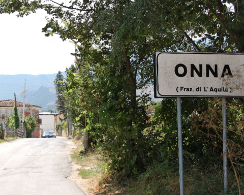 Onna, partiti i lavori per il nuovo parcheggio