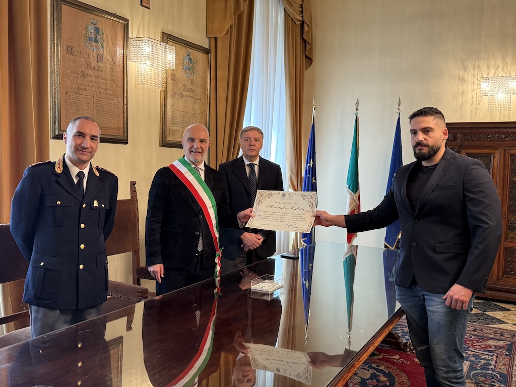 Alessandro Calista premiato a pescara