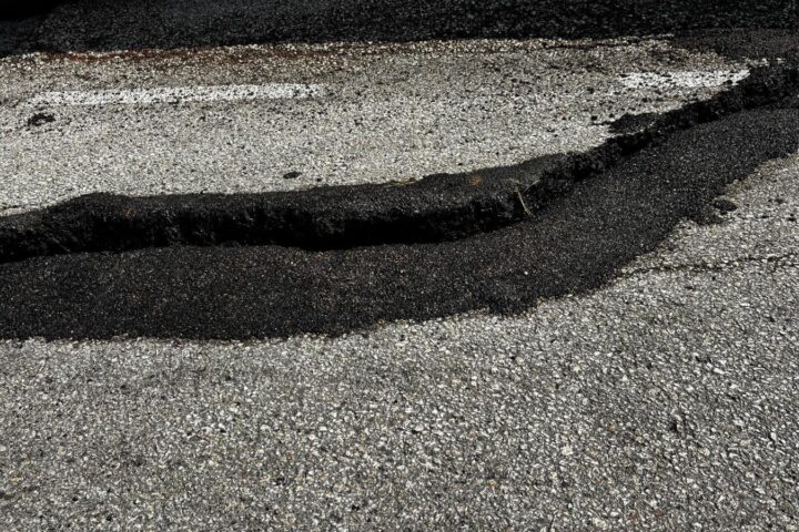 Civita di Colonnella strada franata