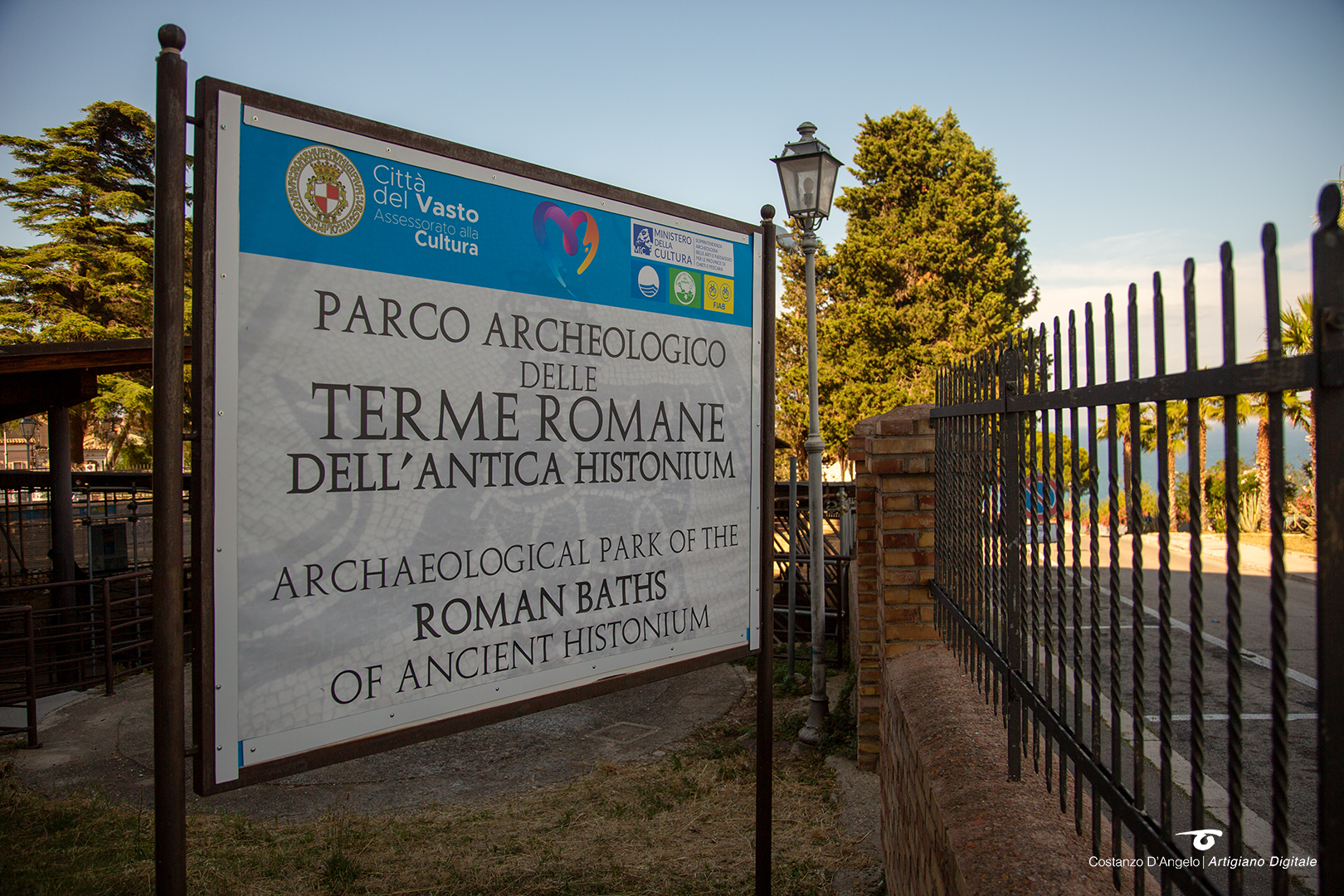 Il parco delle terme di Vasto, oggetto di riqualificazione