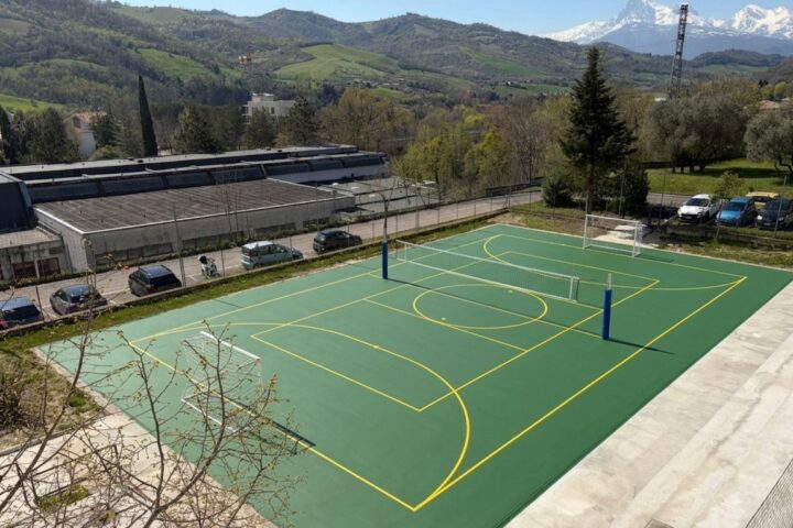 Il campo dell’istituto Pascal di Teramo
