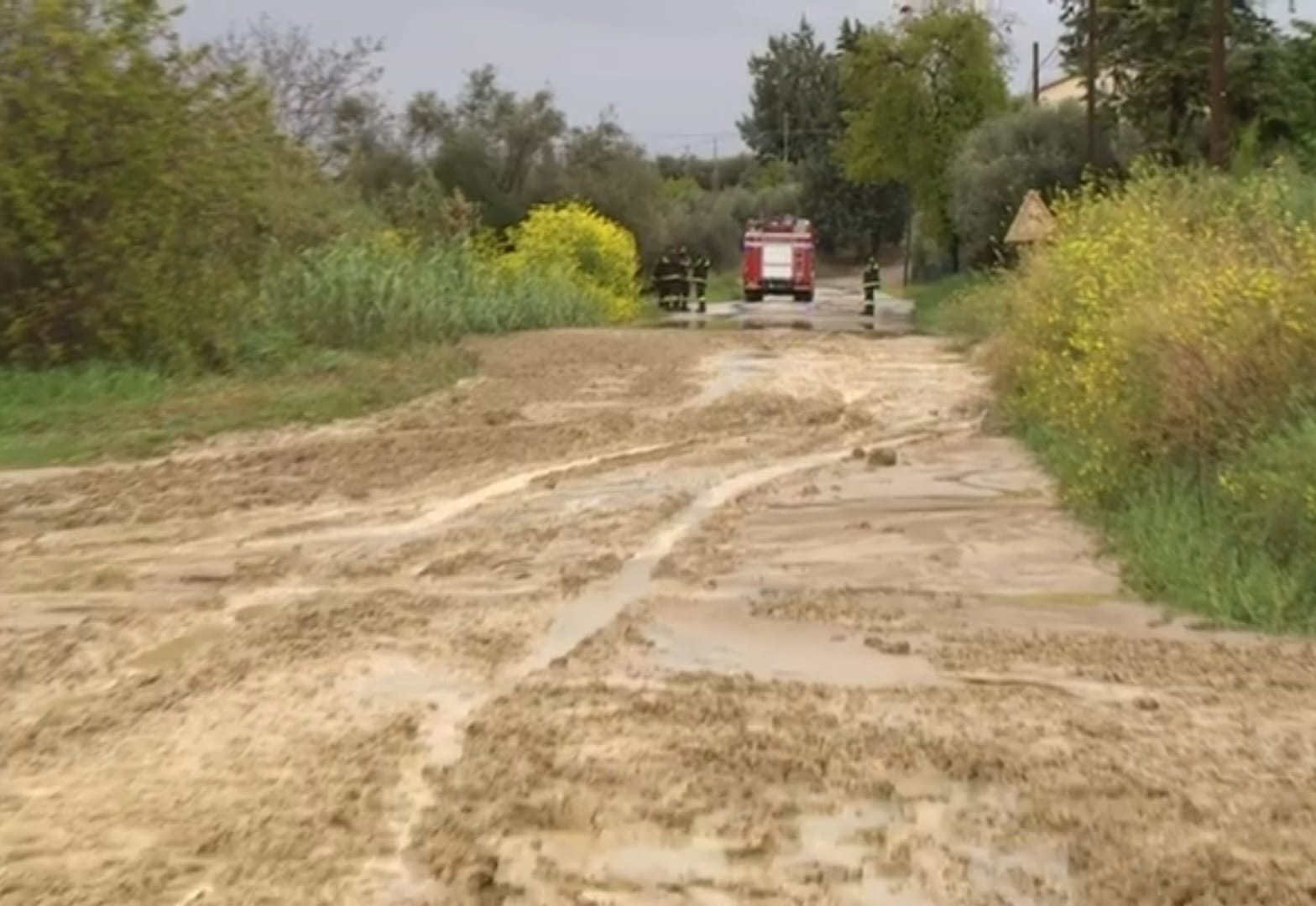 La provinciale interrotta a Fontanelle di Atri per una frana