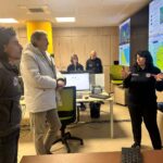 Marco Marsilio nella sede della Protezione Civile segue l’evoluzione della situazione legata al maltempo in Abruzzo