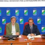 Il presidente della Regione Abruzzo Marco Marsilio con l’assessore regionale Umberto D’Annuntiis