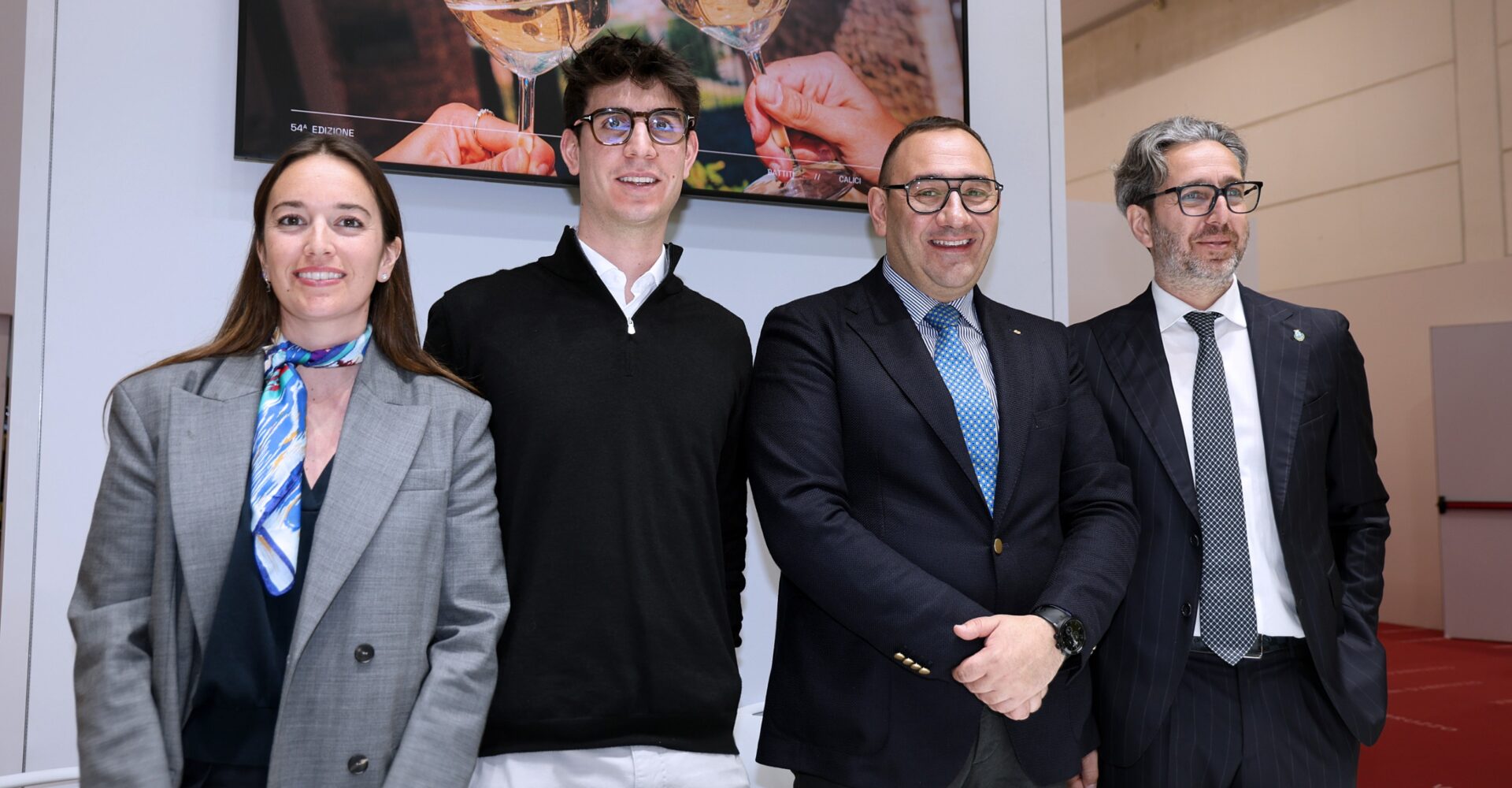 Imprudente e Nugnes alla presentazione della mostra dei vini di Montepagano a Verona