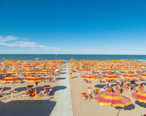 Una veduta della spiaggia di Giulianova
