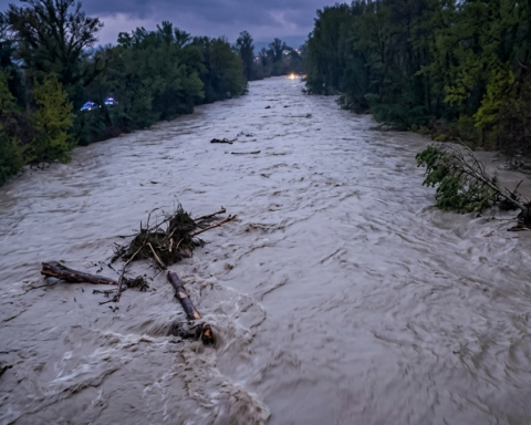 Fiume Sangro, maltempo Abruzzo