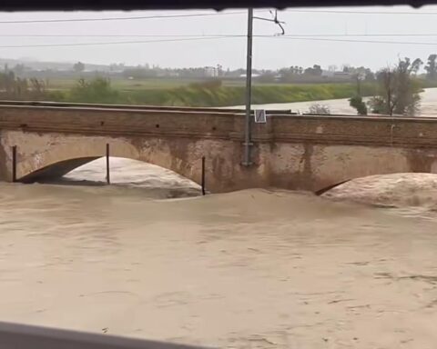Fiume Sangro, rischio esondazione a seguito del maltempo