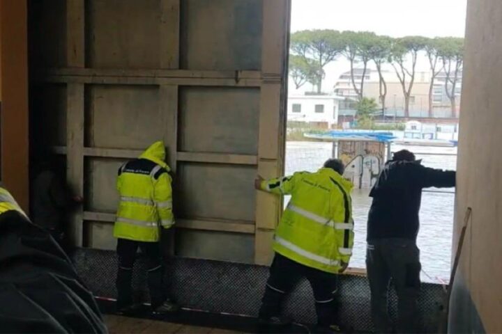 Chiusura della Porta della Golena Sud, Pescara