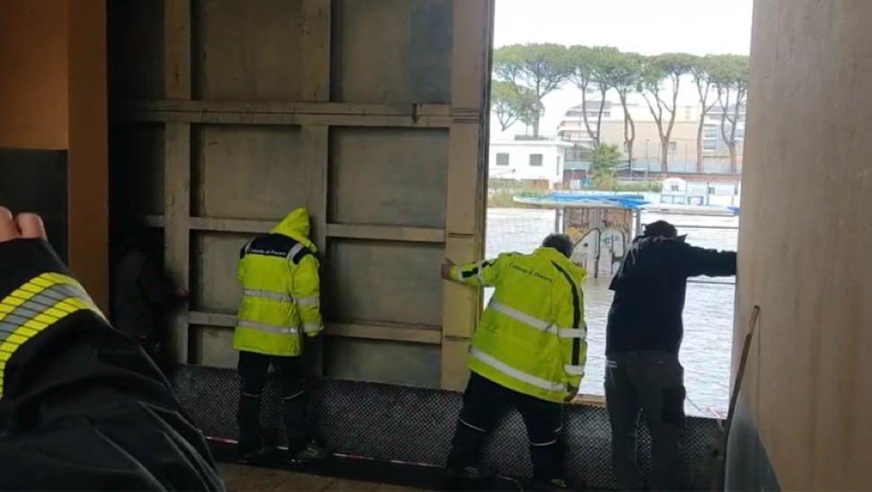 Chiusura della Porta della Golena Sud, Pescara