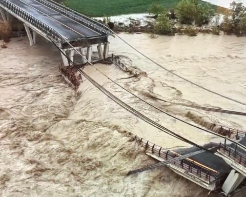 Il ciclone Erminio flagella l'Abruzzo