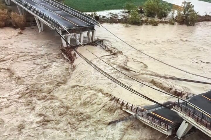 Il ciclone Erminio flagella l'Abruzzo
