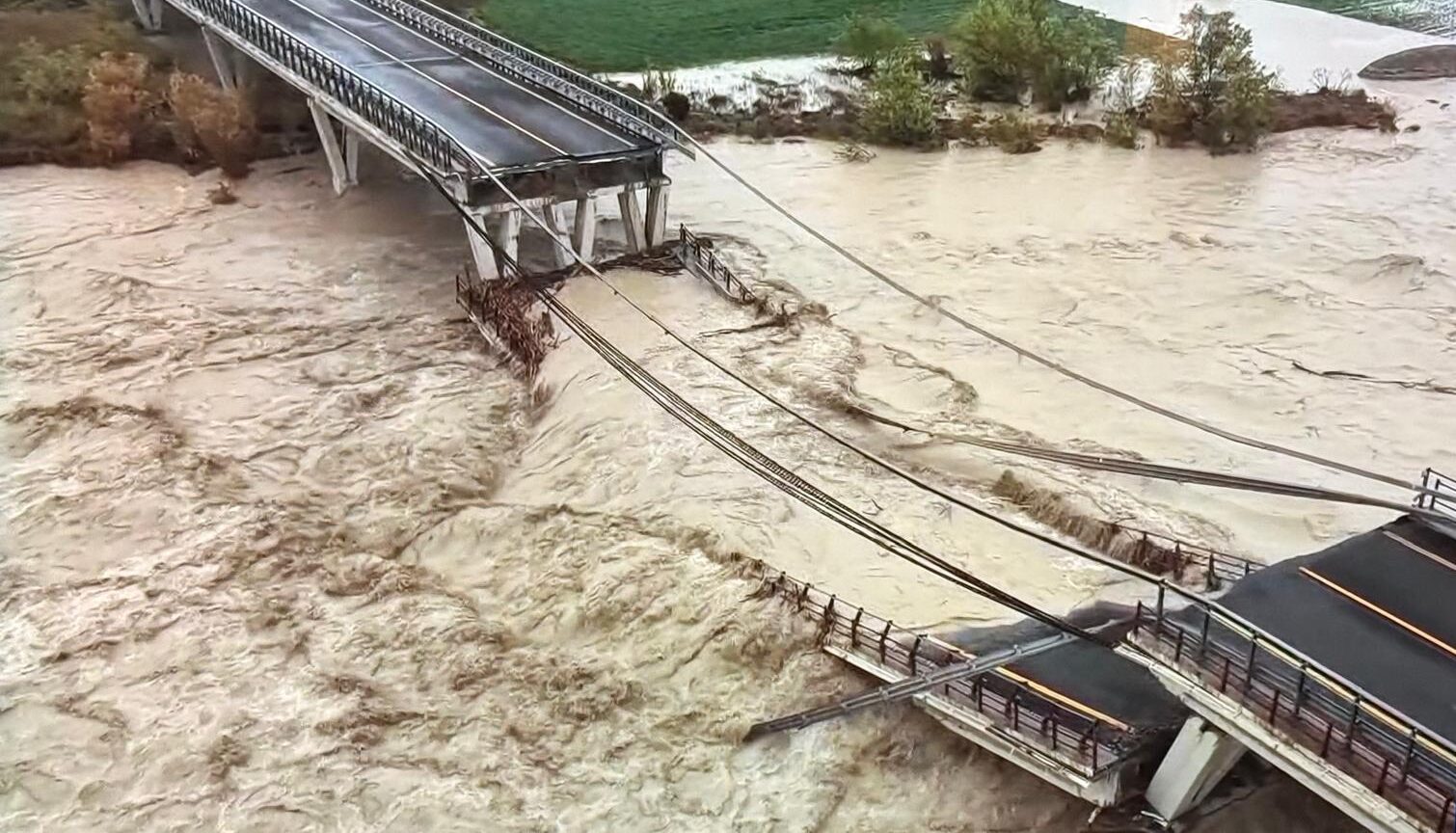 Il ciclone Erminio flagella l'Abruzzo