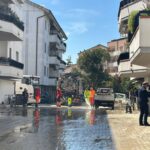 Spoltore, iniziate le operazioni di pulizia in via Arno: i residenti possono tornare a casa