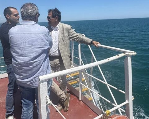 Sopralluogo dell’assessore regionale Umberto D’Annuntiis al porto
