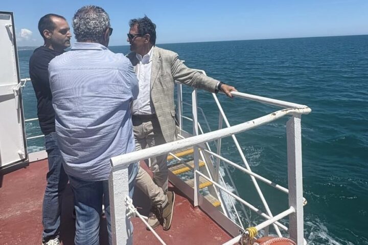 Sopralluogo dell’assessore regionale Umberto D’Annuntiis al porto