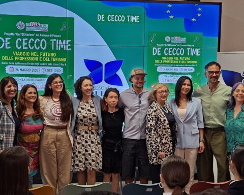 Inaugurata a Pescara la “De Cecco Time”, un’area progettata dagli studenti per la realizzazione di podcast e vocast per raccontare il territorio