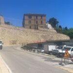Lavori sul belvedere di Atri