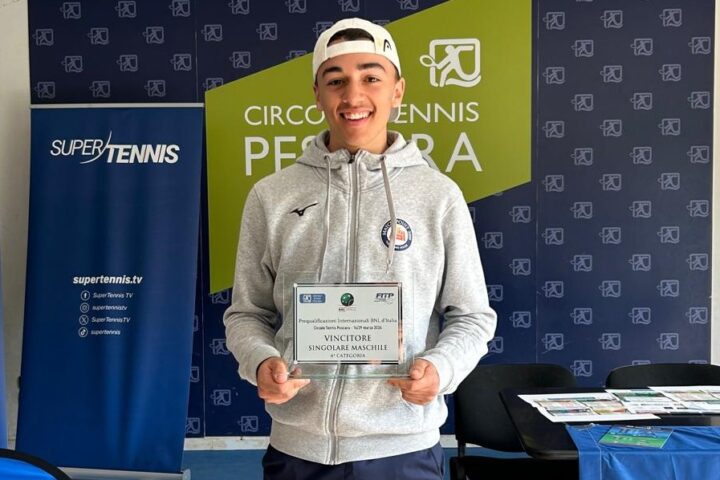 Luca Spinozzi giocherà al Foro Italico