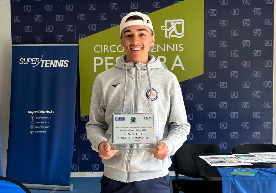 Luca Spinozzi giocherà al Foro Italico