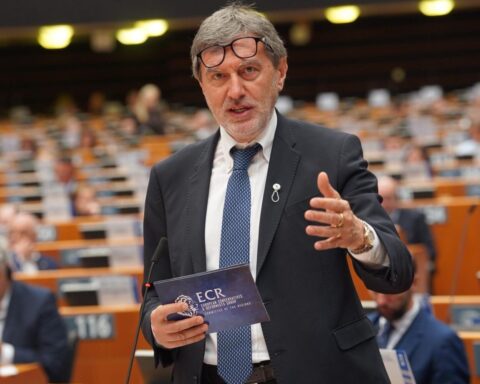 Marco Marsilio a Bruxelles