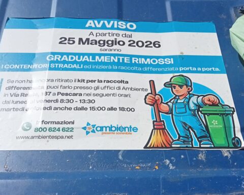 Dal 25 maggio nuove regole per la raccolta rifiuti nel quadrilatero centrale di Pescara
