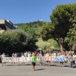 Sit in di protesta a Silvi Paese per la riapertura della strada provinciale 29 b