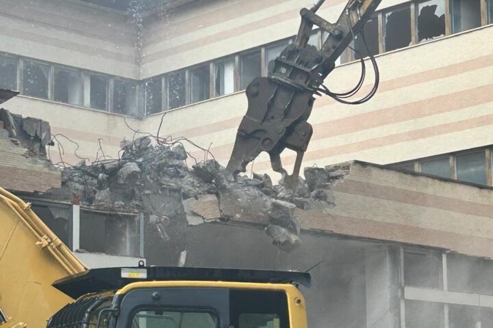 Ex Inam Demolizione L'Aquila