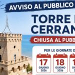 La Torre del Cerrano chiusa al pubblico per tre giorni per restauro