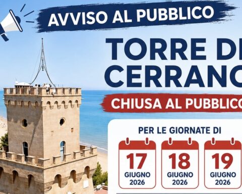 La Torre del Cerrano chiusa al pubblico per tre giorni per restauro